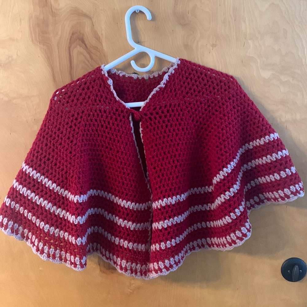 Crocheted shawl vintage